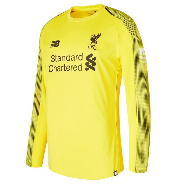 Camiseta Liverpool Primera equipación ML Portero 2018-2019 Amarillo